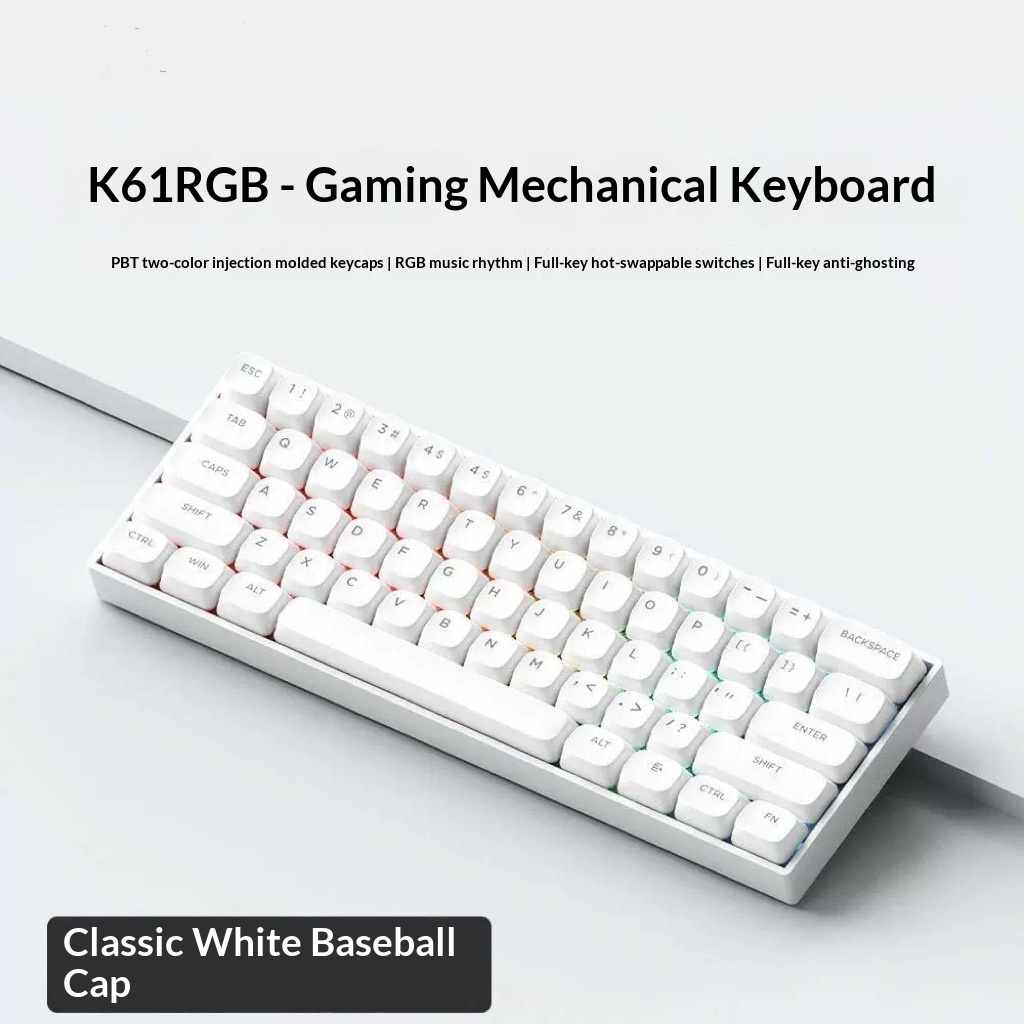 RGB Wired Tea-switch Portable Office Computer Keyboard For Gaming - Image 2