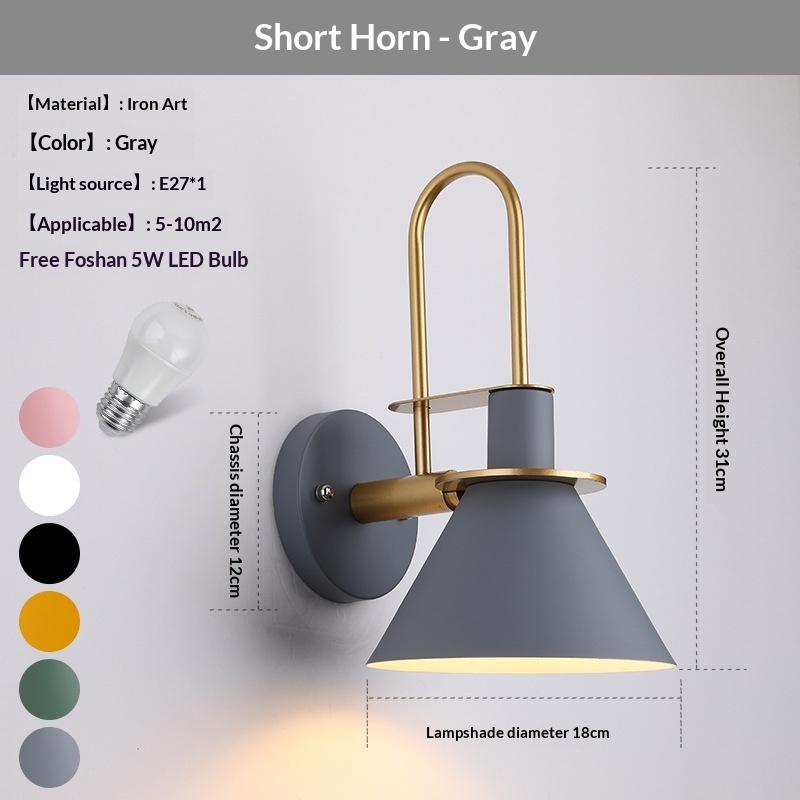 Macaron-style Personalized Bedroom Bedside Lamp - Image 9