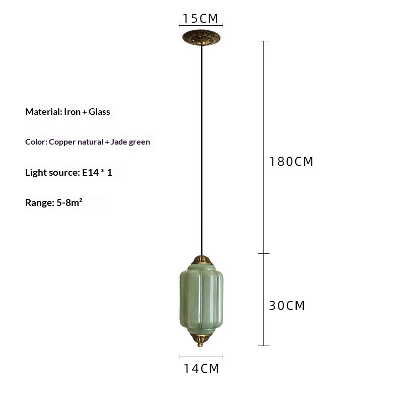 French-style Bedroom Bedside Chandelier Vintage Light-luxury Bar Counter - Image 10