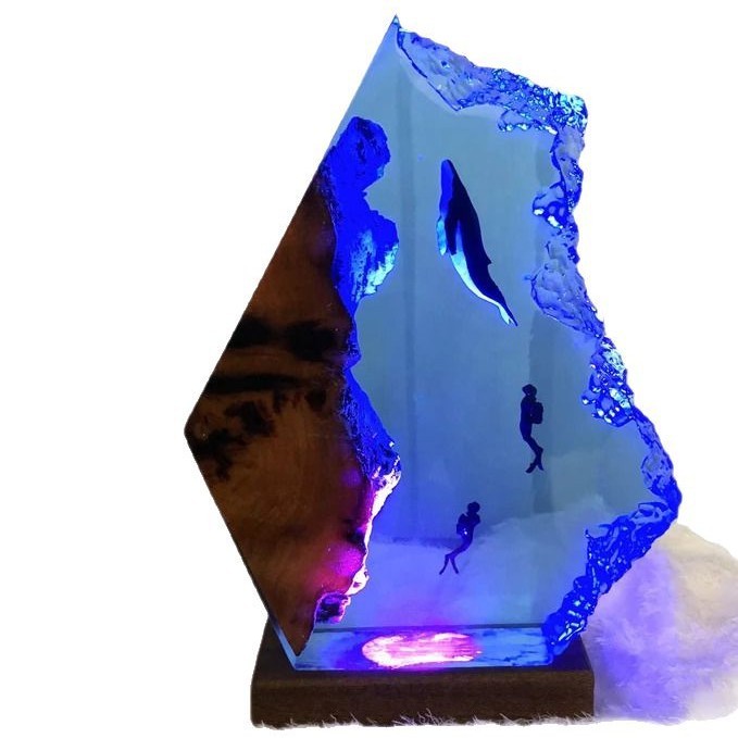 Diver Whale Free Diving Themed Night Light - Image 5