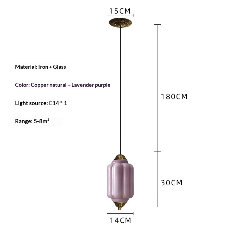 French-style Bedroom Bedside Chandelier Vintage Light-luxury Bar Counter - Image 6