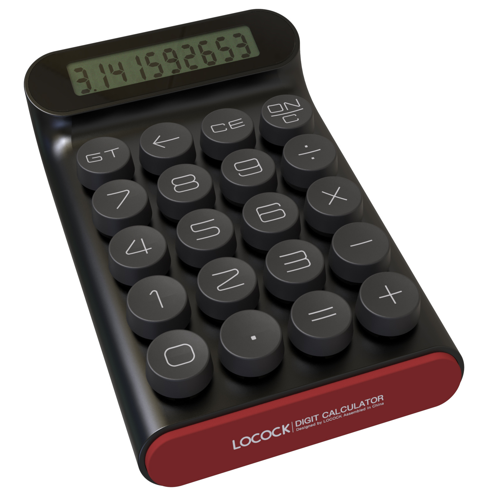 Lecoco Calculator Dot Mechanical Button Computer Simple Portable Office Student Exam Accounting Use - Image 2