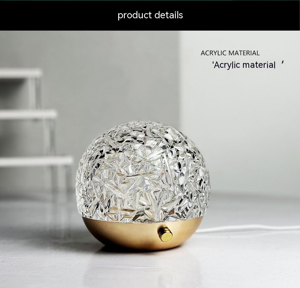 New Water Ripple Projector Night Light Crystal Mood Lamp Bedside Home Bedroom Decoration Aesthetic Christmas Gift Sunset Lights - Image 8