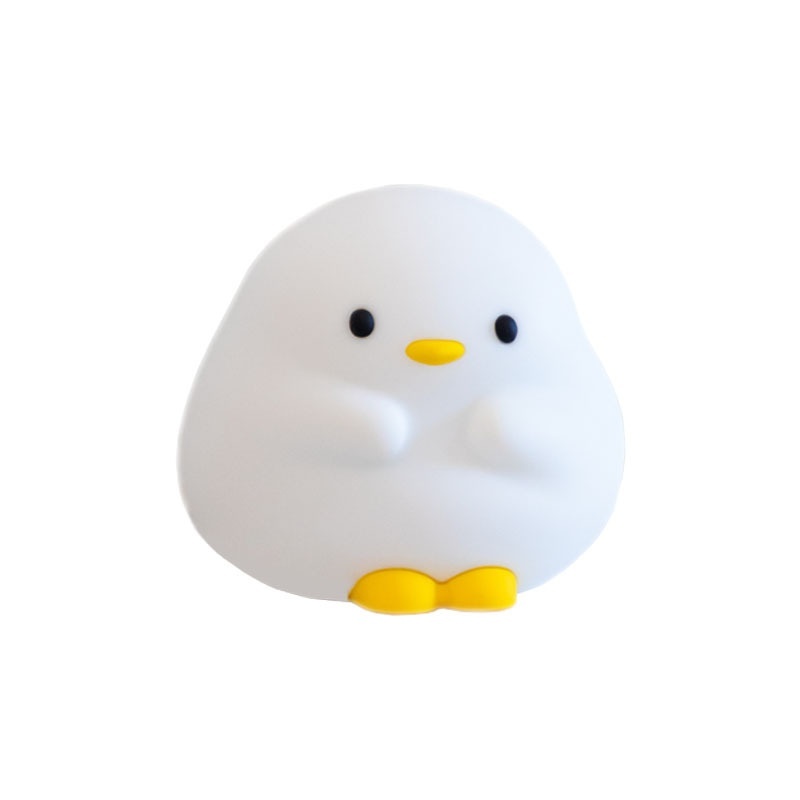 Cute Duck LED Night Lamp Cartoon Silicone USB Rechargeable Sleeping Light Touch Sensor Timing Bedroom Bedside Lamp For Kid Gift Home Decor - Image 10