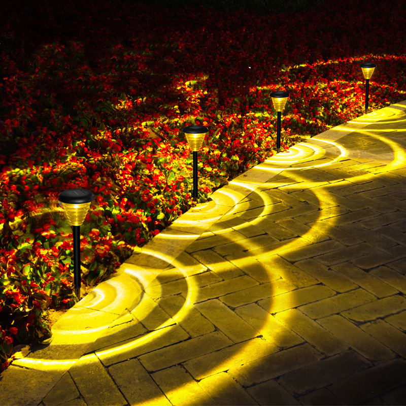 Solar Pathway Lights Led Home Outdoor Waterproof Plug-in Garden Atmosphere Landscape Light Waterproof Solar Path Lights Decorative For Yard Path Lawn - Image 6