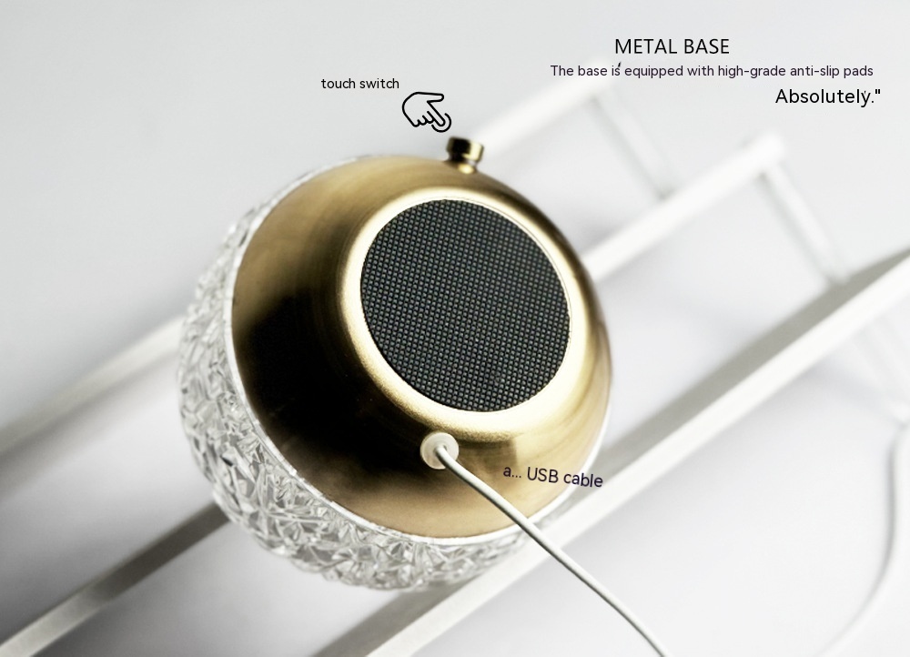 New Water Ripple Projector Night Light Crystal Mood Lamp Bedside Home Bedroom Decoration Aesthetic Christmas Gift Sunset Lights - Image 5