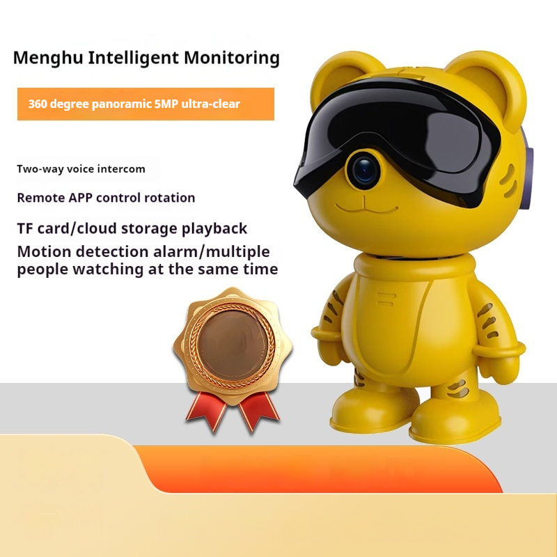 Cute Tiger WiFi Two-way Intercom Home Surveillance Camera - Image 9