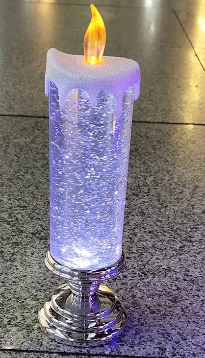Rechargeable Color Electronic LED Waterproof Candle With Glitter Color Changing LED Candle Home Decor - Image 4