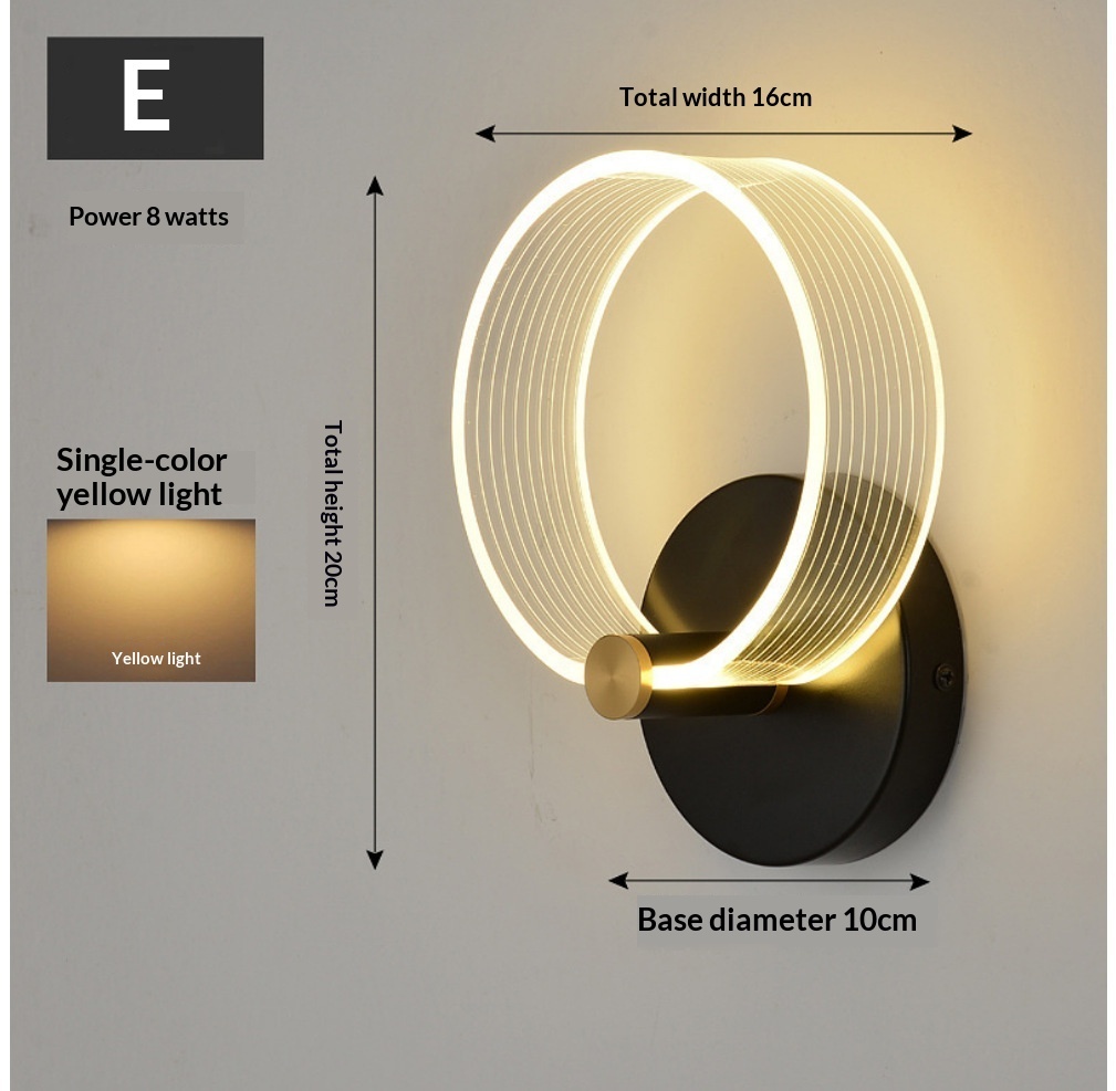 Creative Home Use Wall Bedroom Bedside Lamp - Image 4