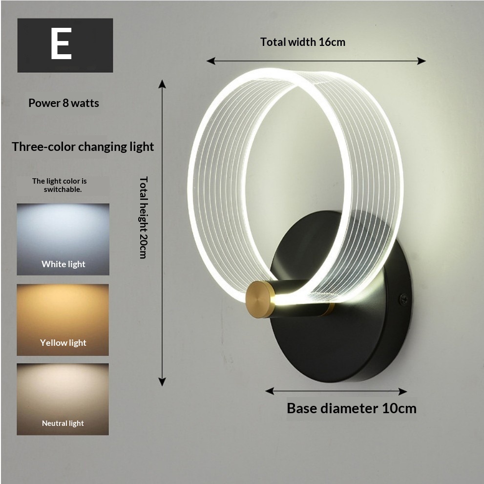 Creative Home Use Wall Bedroom Bedside Lamp - Image 3