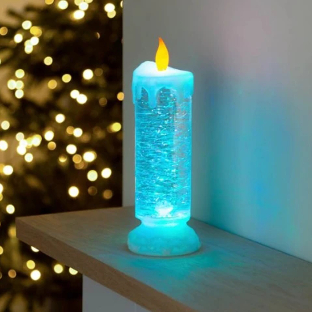 Rechargeable Color Electronic LED Waterproof Candle With Glitter Color Changing LED Candle Home Decor - Image 10